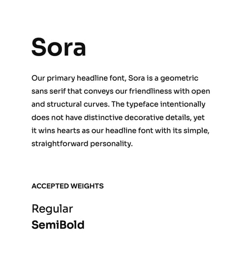 Sora-font