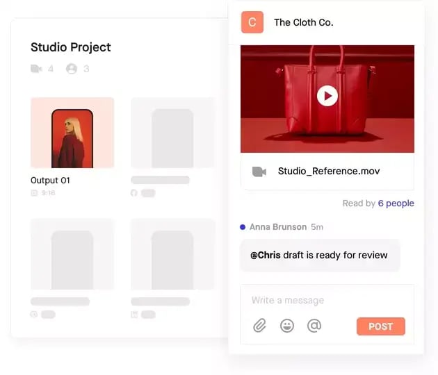 Efficiently collaborate with every creative stakeholder
